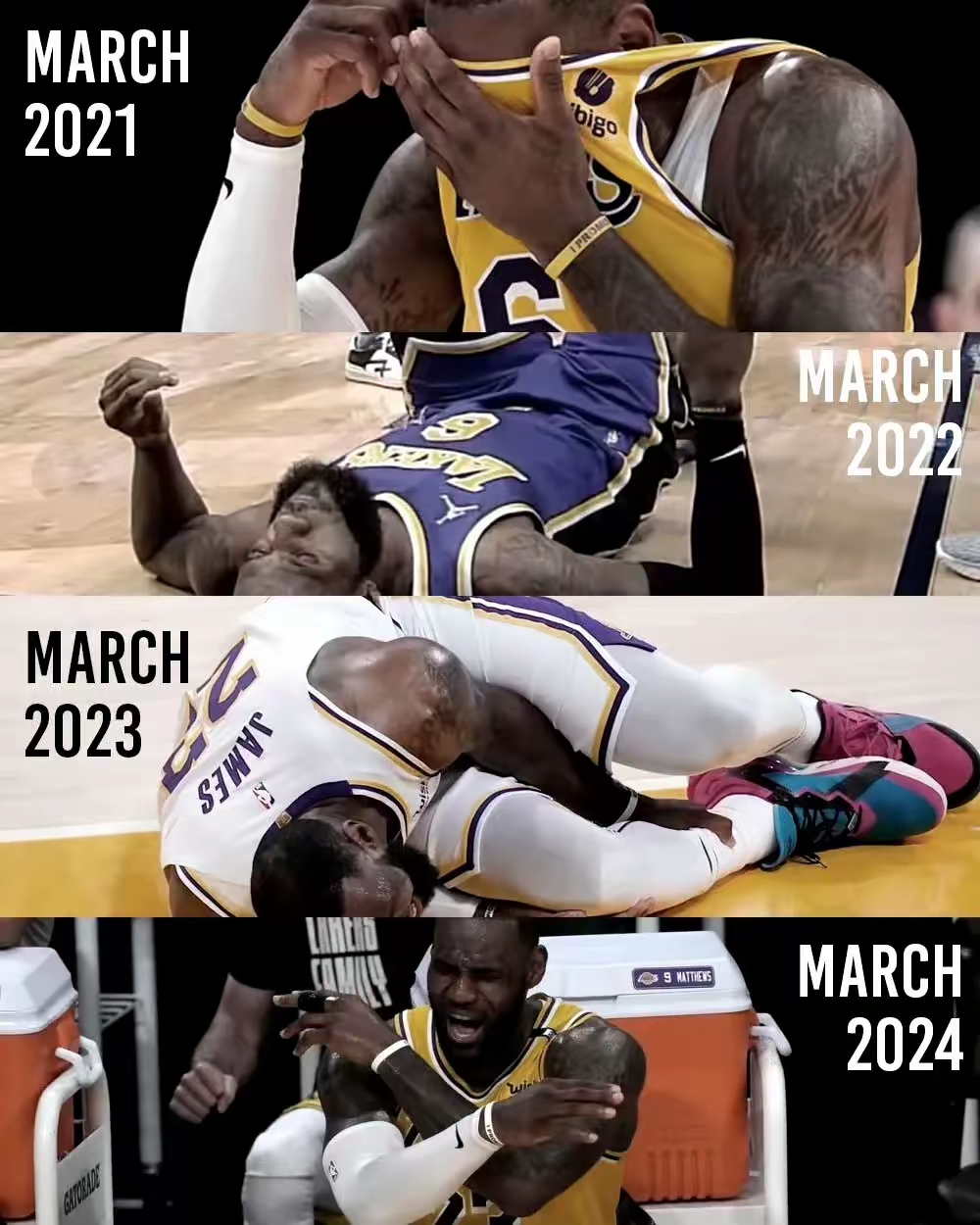 詹姆斯分难救主，湖人不敌和骑士