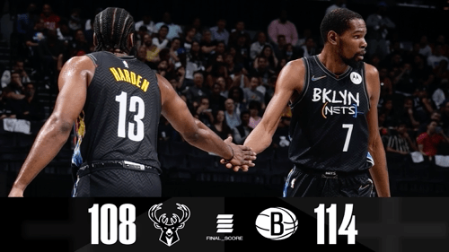 篮网惨败雄鹿，欧文砍下30分球队遭遇连败