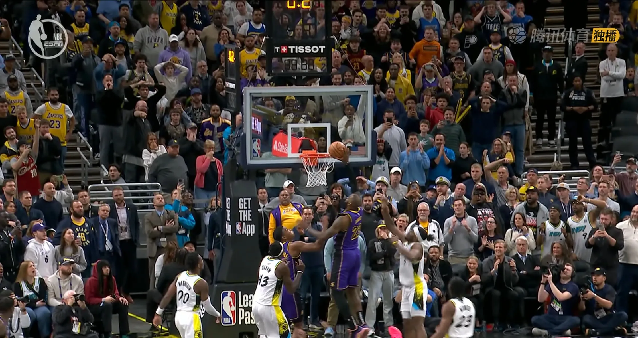 步行者击败活塞，奥拉迪波再度爆发